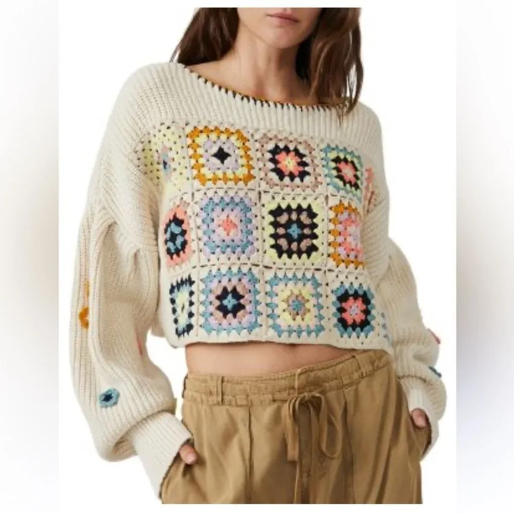 Free People
Dahlia Floral Crochet Sweater size Small - Picture 2 of 6